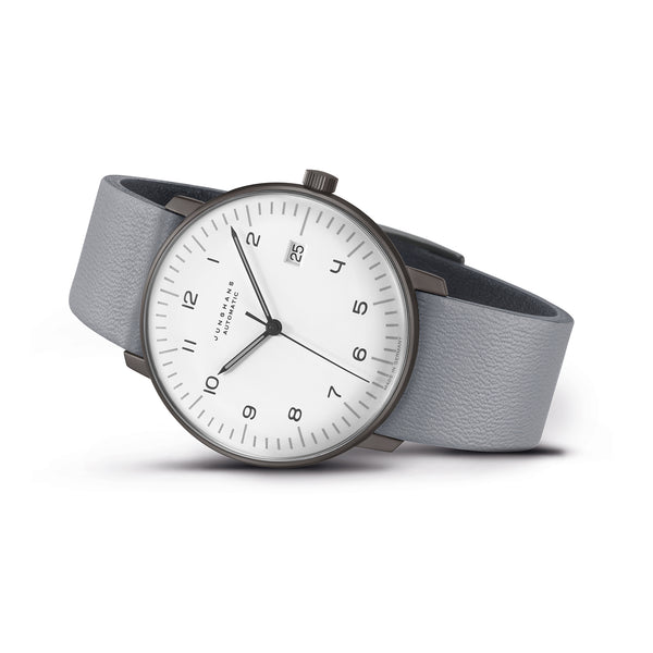 Junghans Max Bill Automatic Watch 27 4007.02 Grey Leather ARIA