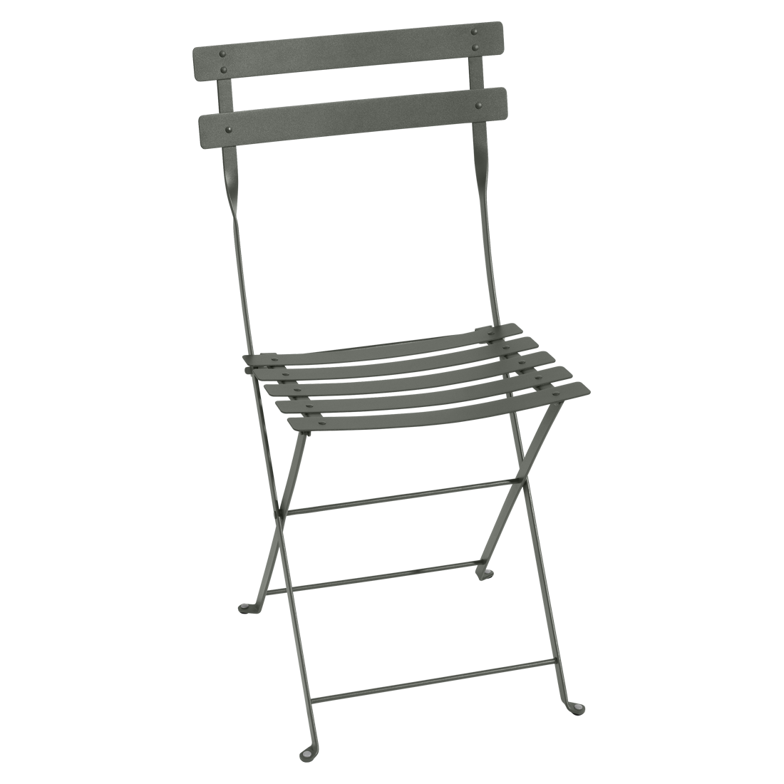 Bistro Folding Metal Chair, Rosemary