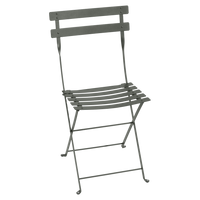 Bistro Folding Metal Chair, Rosemary