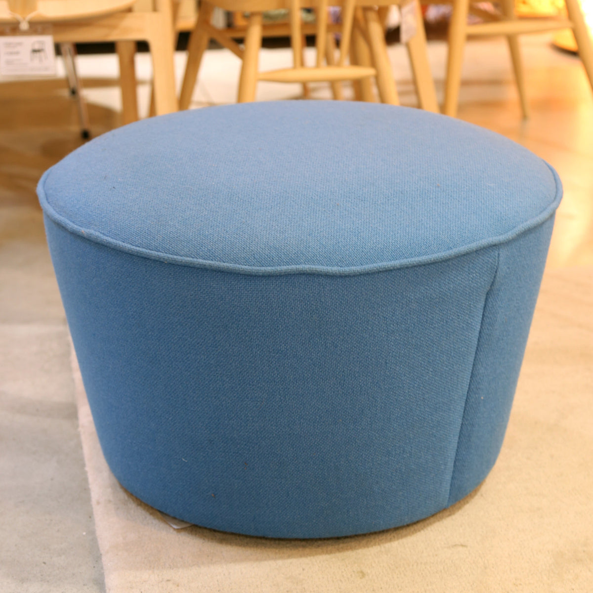 Ex-Display Cairn Pouf 60Ø, Hallingdal Blue