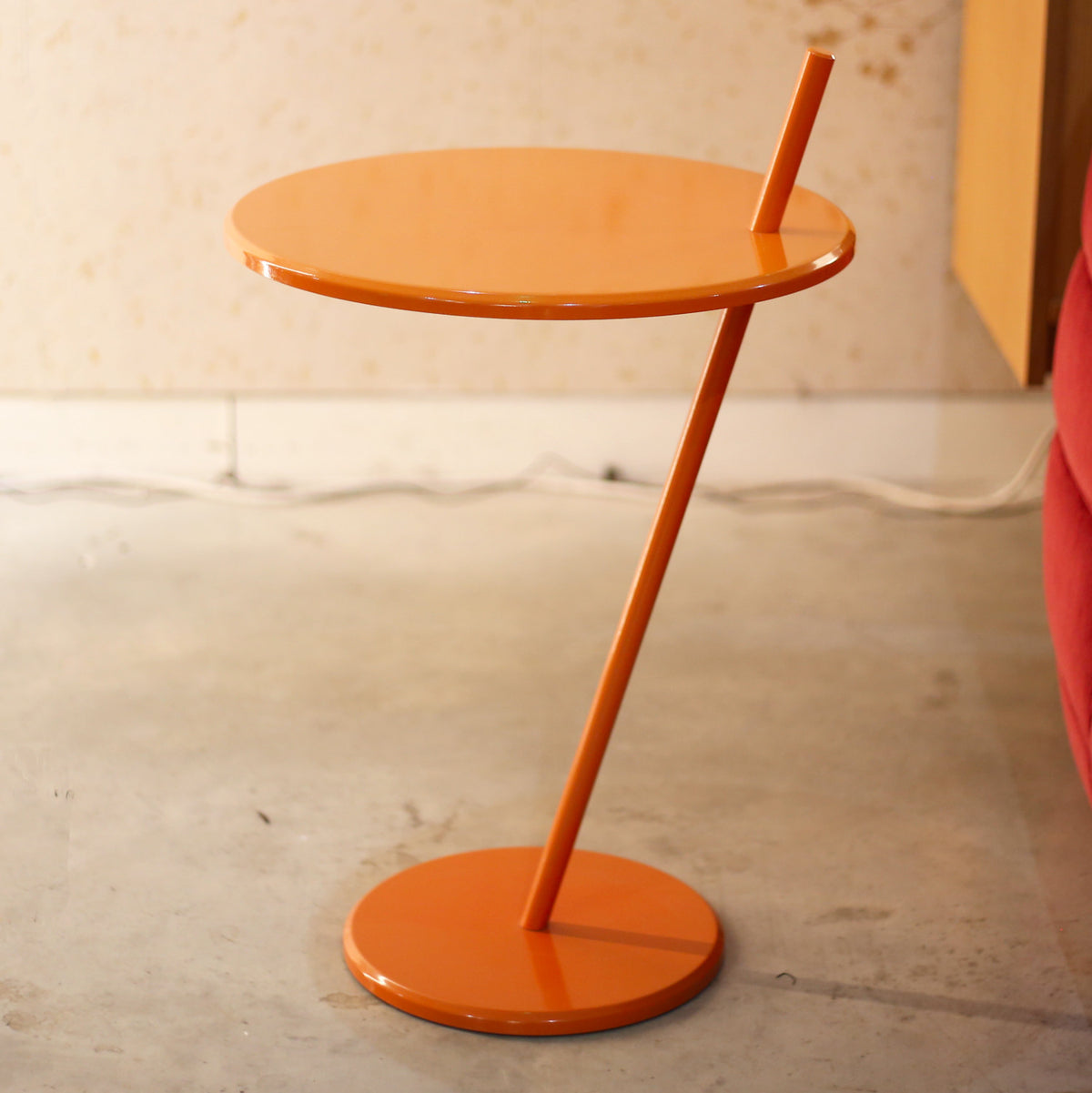 Ex-Display Good Evening Pedestal Table, Orange