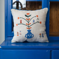 Hoegtid (Holiday) Embroidered Cushion