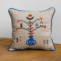 Hoegtid (Holiday) Embroidered Cushion