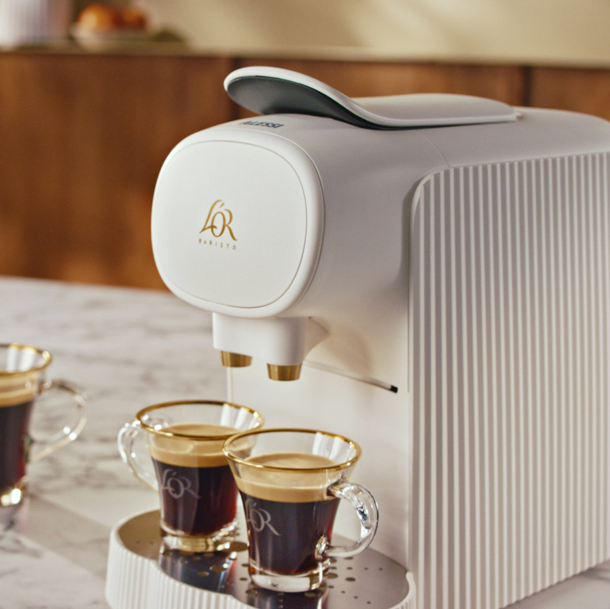 L'Or Plissé Capsule Coffee Machine