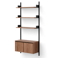 New Works Shelving Unit & Cabinet 1900