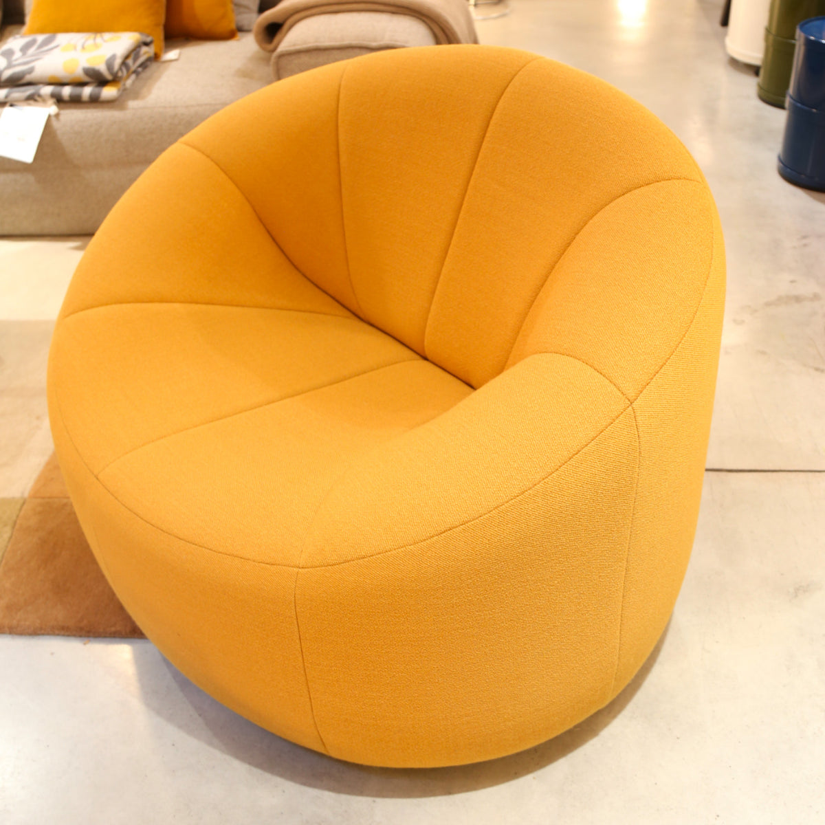 Ex-Display Pumpkin Armchair, Mustard