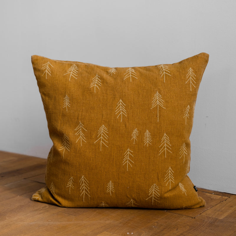 Tall Trees Embroidered Cushion