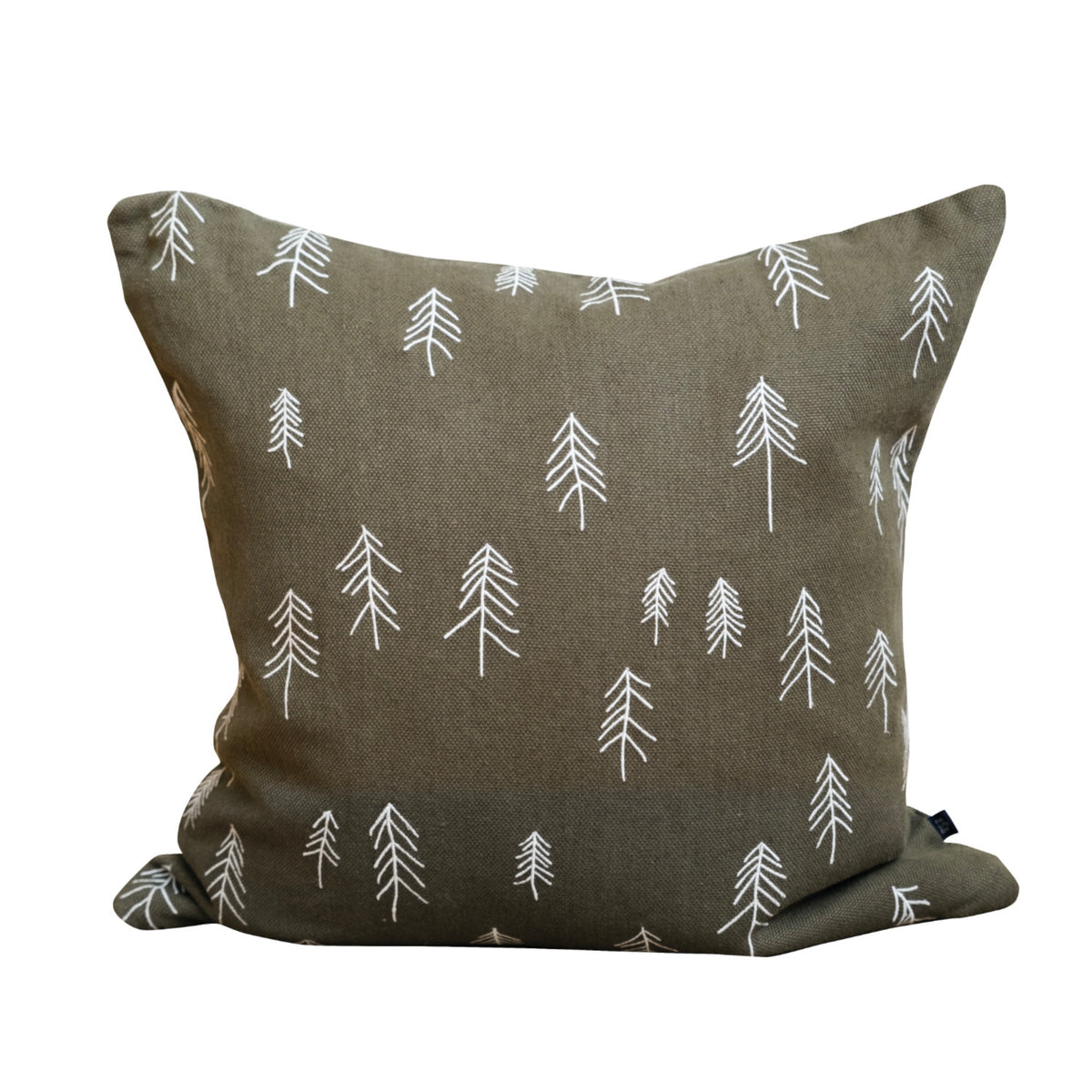 Tall Trees Embroidered Cushion