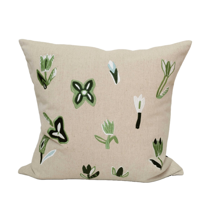 Tulip Embroidered Cushion