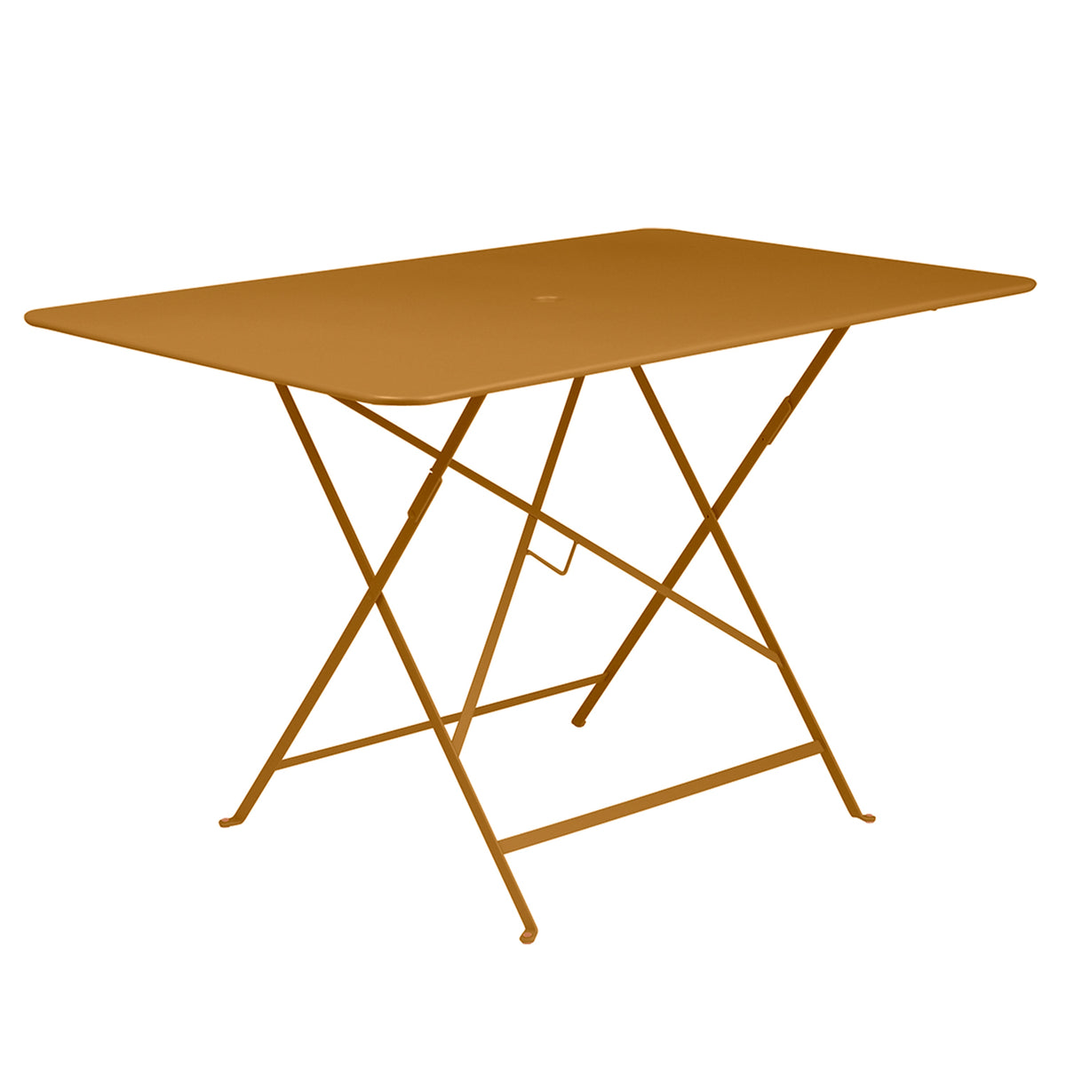 Bistro Rectangular Metal Table, Gingerbread