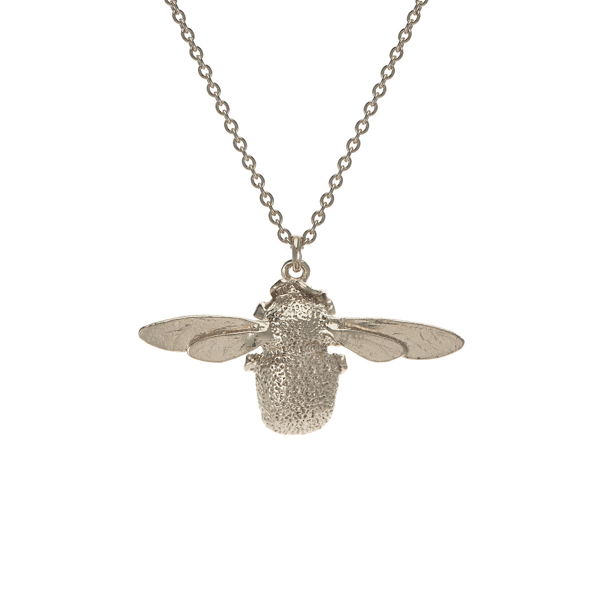 Bumble Bee Necklace, Silver - Alex Monroe