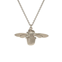 Bumble Bee Necklace, Silver - Alex Monroe