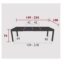 Ribambelle Extending Outdoor Table