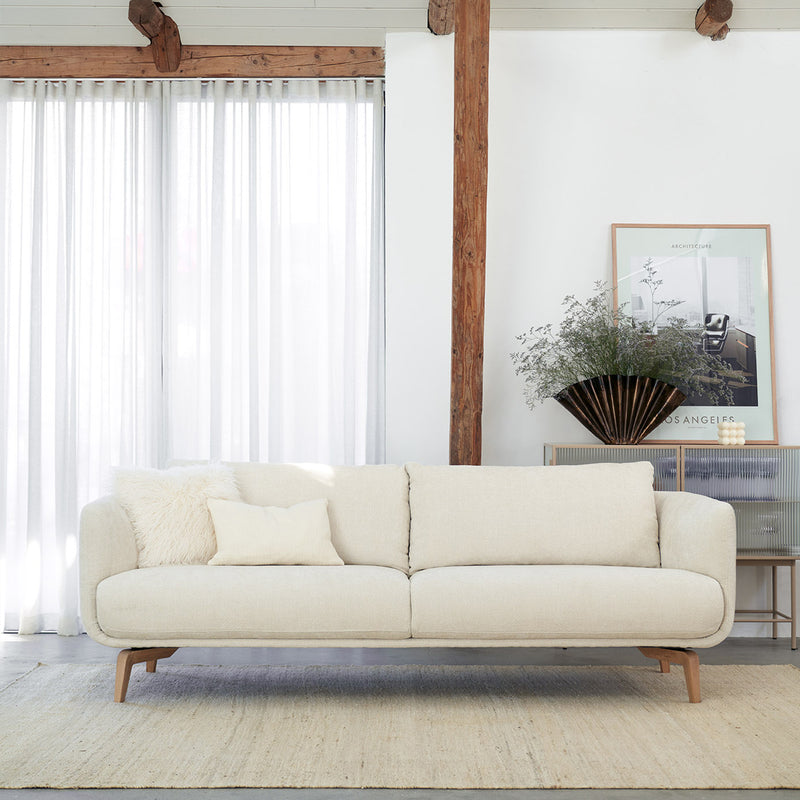 Moa 3-Seater Sofa, Bloom Cream