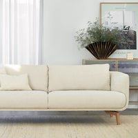 Moa 3-Seater Sofa, Bloom Cream