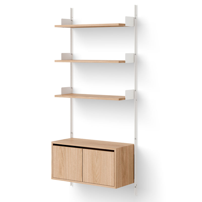 New Works Shelving Unit & Cabinet 1900