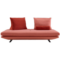 Prado Medium Settee, Steelcut Trio 3 Red