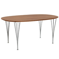 Superellipse Table, Walnut