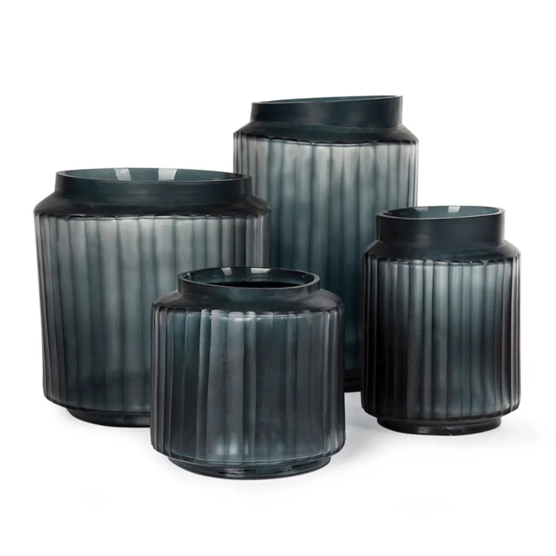 Tonda Vase, Dark Indigo