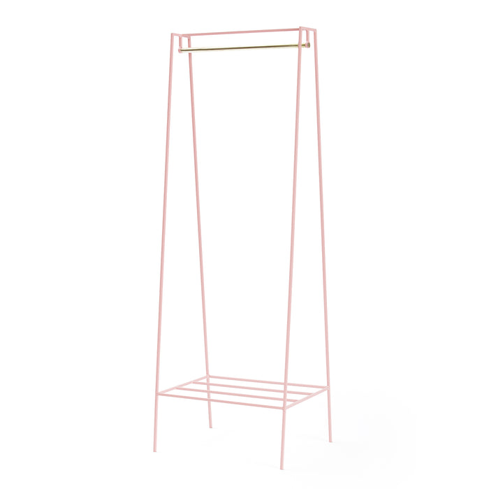 A' Clothes Rail - Brass Pole - AndNew