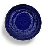 Lapis Lazuli  Swirl-Dots White