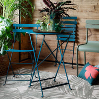 Bistro Folding Metal Chair, Cactus - Fermob