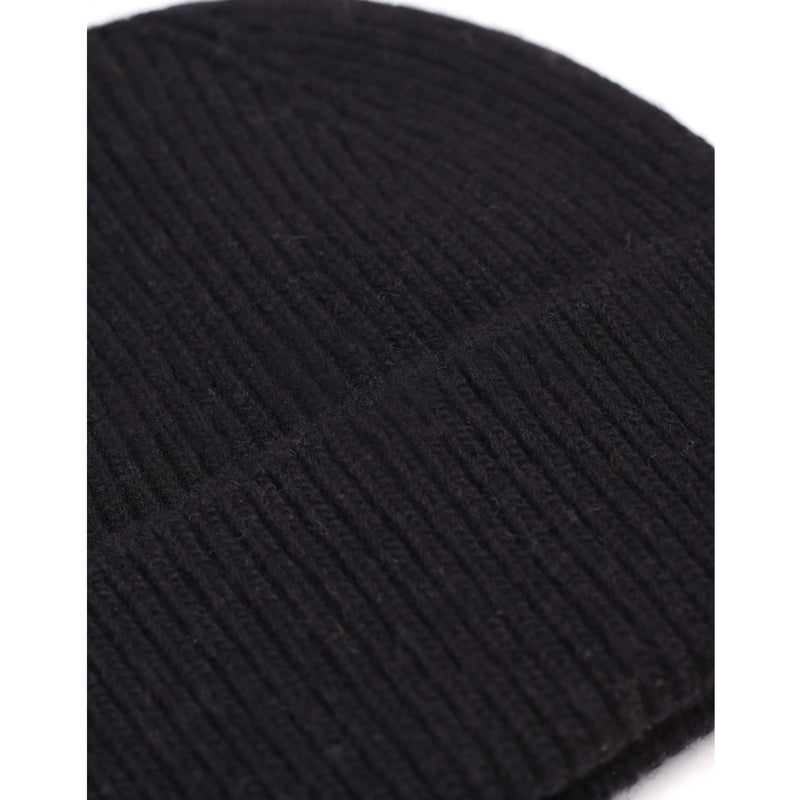 Merino Wool Beanie, Deep Black - Colorful Standard