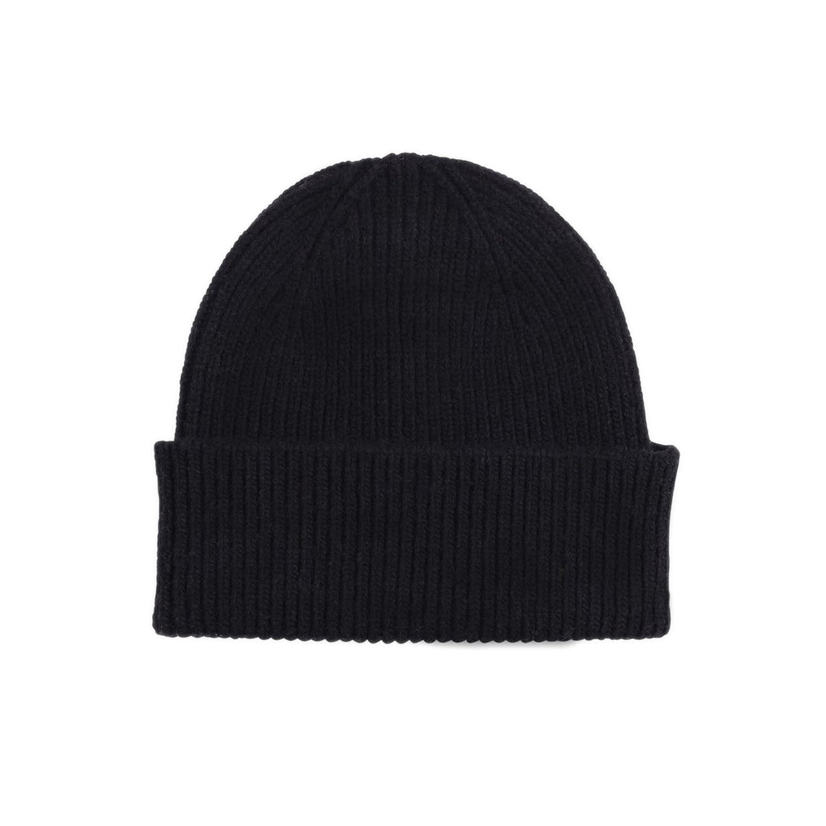 Merino Wool Beanie, Deep Black - Colorful Standard