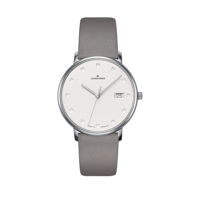 Junghans Form Watch 47/4853.00, Grey - Junghans