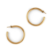 Hollow Hoop, Gold Earrings - Misho