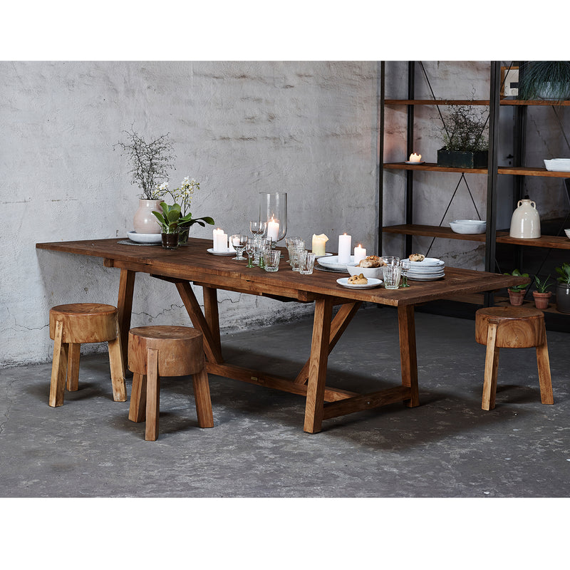 Lucas Dining Table, Old Teak - Sika Design