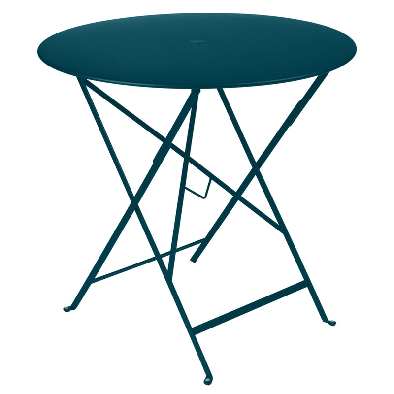 Bistro Round Metal Table, 77cm Honey - Fermob