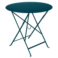 Bistro Round Metal Table, 77cm Poppy - Fermob