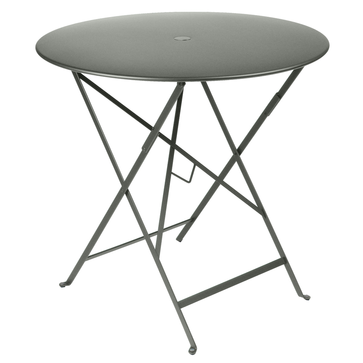 Bistro Round Metal Table, 77cm Poppy - Fermob