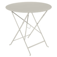 Bistro Round Metal Table 77cm, Storm Grey - Fermob