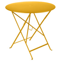 Bistro Round Metal Table, 77cm Poppy - Fermob