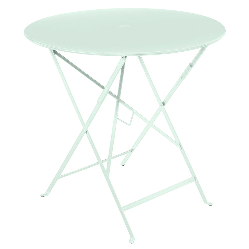 Bistro Round Metal Table 77cm, Storm Grey - Fermob