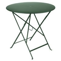 Bistro Round Metal Table 77cm, Storm Grey - Fermob