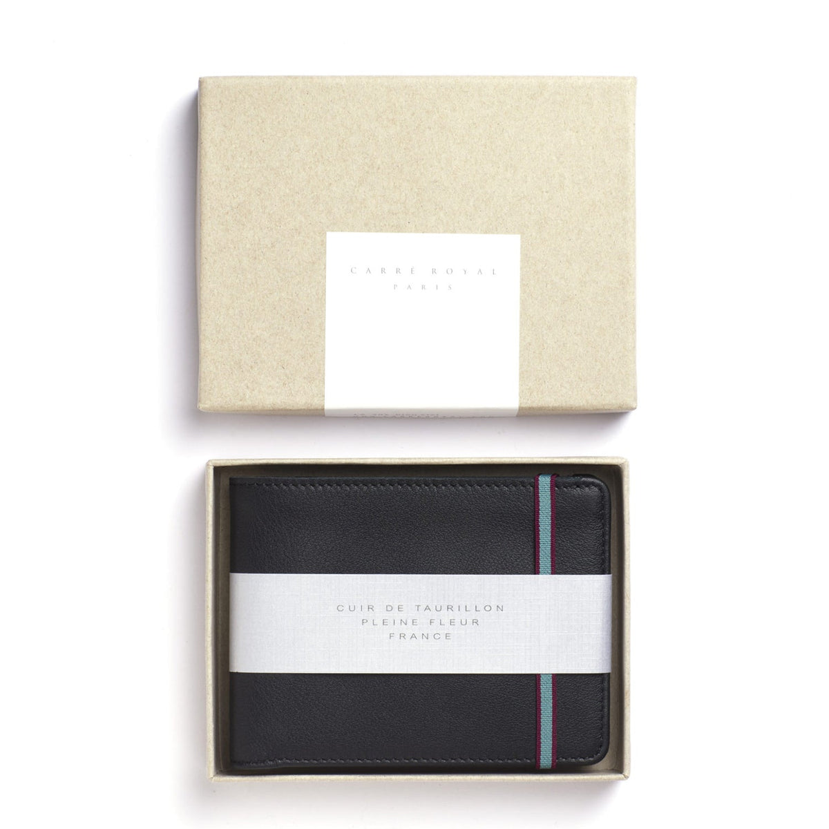 Minimal Leather Wallet, Black