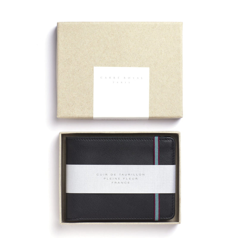 Minimal Leather Wallet, Black