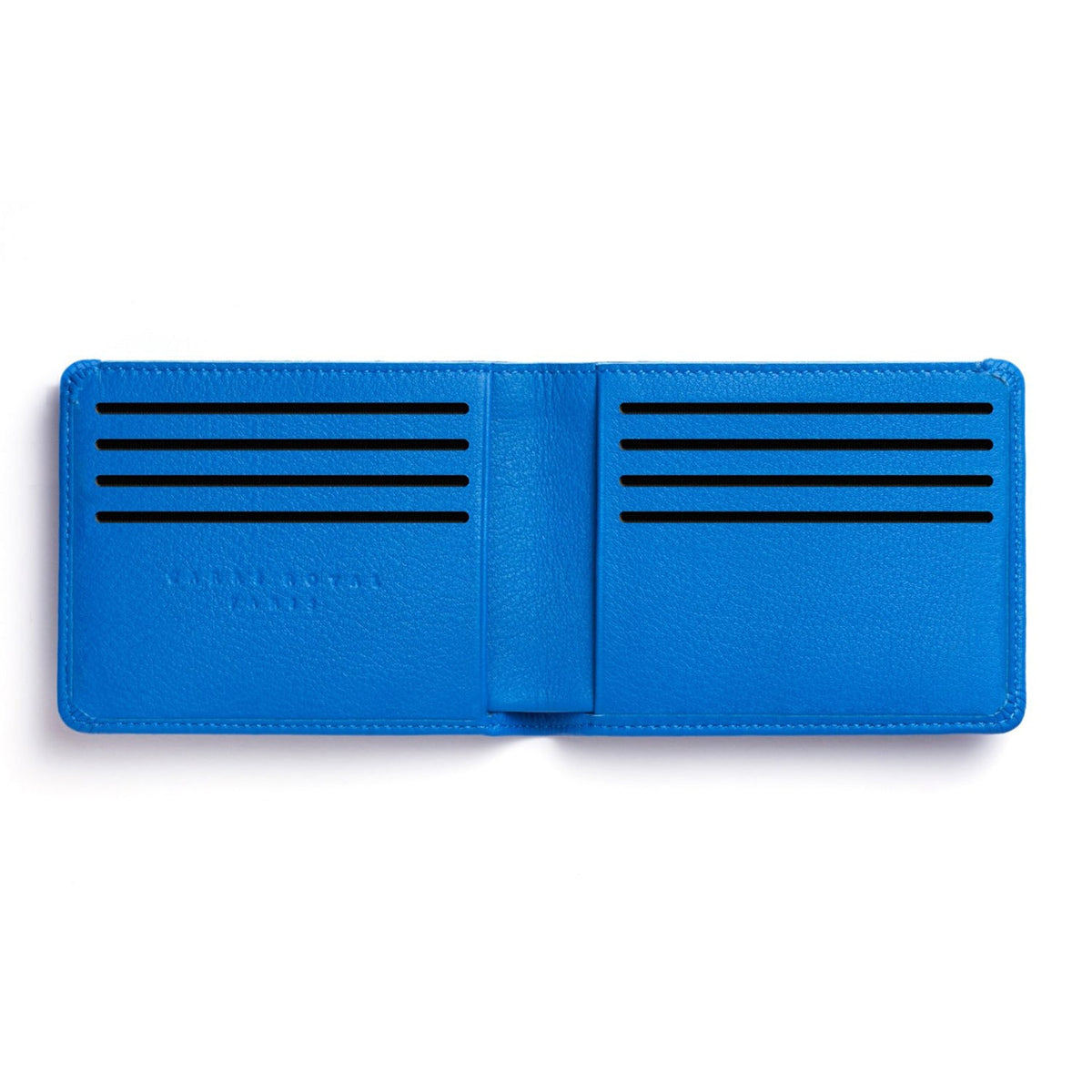 Minimal Leather Wallet, Light Blue