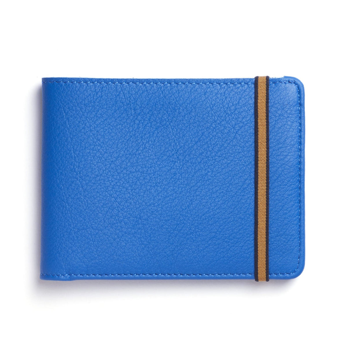 Minimal Leather Wallet, Light Blue