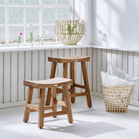 Charles Stool, Old Teak - Sika Design