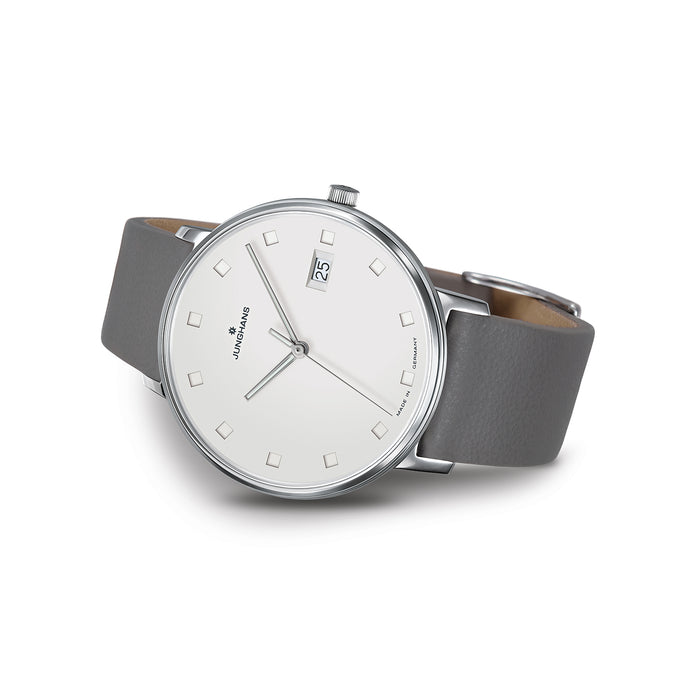 Junghans Form Watch 47/4853.00, Grey - Junghans