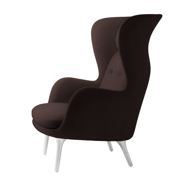 Ro Easy Armchair - Brushed Aluminium - Fritz Hansen