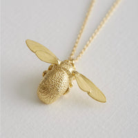 Bumble Bee Necklace, Gold Plated - Alex Monroe