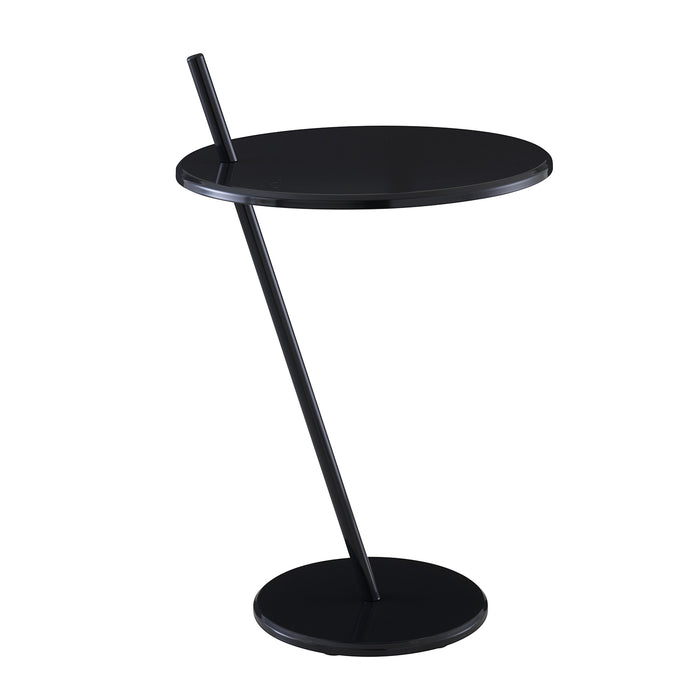 Good Evening Pedestal Table, Anthracite - Ligne Roset