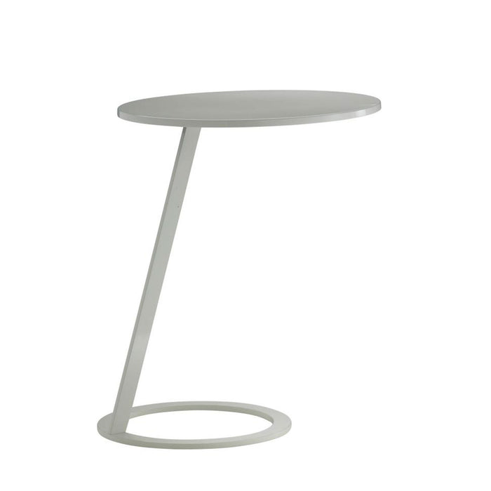 Good Morning Pedestal Table - White Lacquer - Ligne Roset