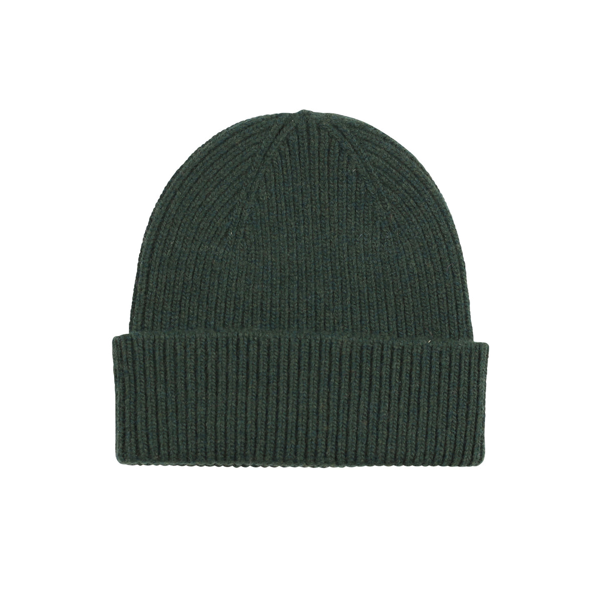 Merino Wool Beanie, Hunter Green