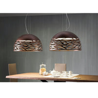 Kelly Small Dome Pendant Light, Matt Champagne - Lodes